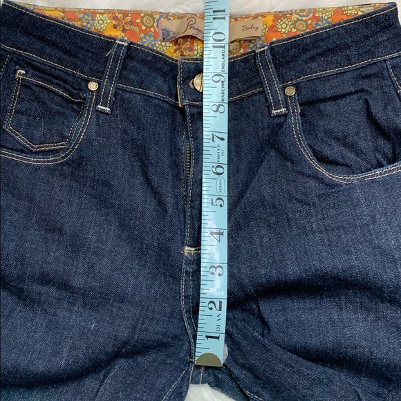 PAIGE roxley jeans dark wash size 25 bootcut flare - Picture 6 of 16